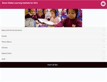 Tablet Screenshot of bgligschool.org